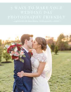 5 Ways to Make Your Wedding Day Photography-Friendly Resource